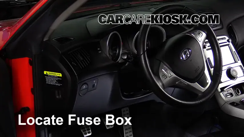 2010 Hyundai Genesis Coupe 3.8 3.8L V6 Fuse (Interior)